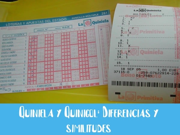 quiniela quinigol diferencias y similitudes