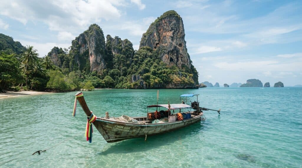 Costa e islas durante un itinerario por Tailandia